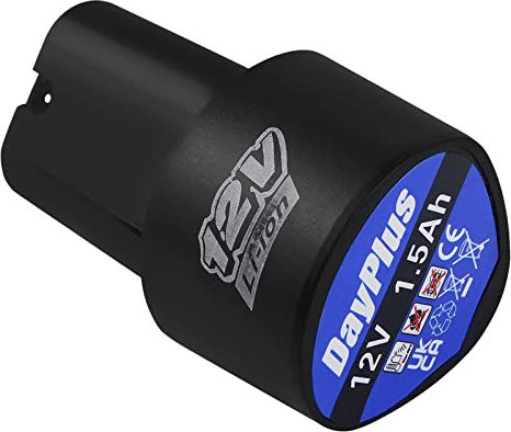 ZanGe Battery for Powerful Ratchet Wrench, 12v Li-ion Battery, 1.5Ah Rechargeable Lithium Battery, Only 1 Battery, Black