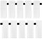 FWEEK 10PCS Karcher Steam Cleaner Pads, Mop Pads Compatible with Karcher, Steam Mop Replacement Pads Cleaner Accessories Fix SC2 SC3 SC4 SC5 - White