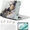 MUSHUI 4 in 1 Custodia per MacBook Air 15 Pollici 2025 2024 2023 Modello M2 A2941 M3 A3114 M4 A3241, Plastica Copertina Rigido Cover per Air con 15,3 Retina Display + Copritastiera, 19