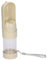 Botella de Agua para Perros 2 en 1, Botella de Agua Portátil para Perros con Contenedor de Comida para Perros y Gatos, para Caminar Al Aire Libre y Viajar (Blanco)