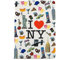 VAMSII New York City Notebook NYC Lover Leather Notebook New York Souvenir Gift New York Vacation A5 Notebook New York Travel Gift (Black) (New York City N)