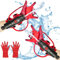 YKHSUAOU Pistolet à Eau Spiderm été Lot de 2 Pistolets à Eau Jouet avec Gants de Spiderm Launcher Pistolet à Eau pour Enfants pour Jeux de Enfants, Fêtes à la Piscine Jeux Spiderm