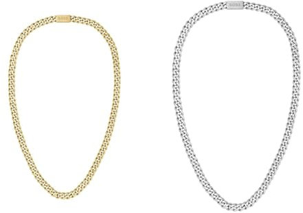 BOSS Jewelry Men's CHAIN FOR HIM Collection Chain Necklace Yellow gold - 1580402 & Jewelry Men's CHAIN LINK Collection Chain Necklace - 1580142