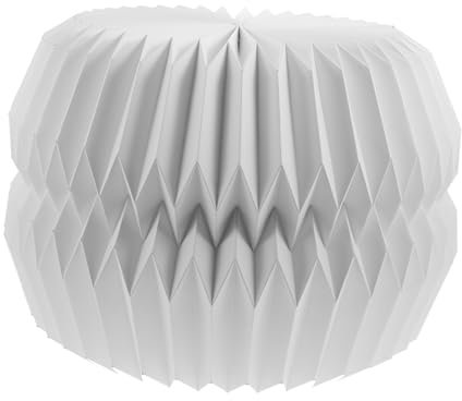 HOMSFOU Faltbarer Origami Lampenschirm Aus Robustem Material Moderner Minimalistischer Lampion-laternen-schirm Dekorativer Lampenschirm Für Deckenleuchten Und Kronleuchter Augenschonendes
