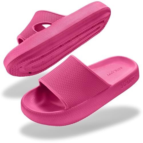 SCHLAPPY™ Original Badeschuhe für Damen&Herren, Badelatschen&Wolkenschuhe 100% Plastikfrei, Wasserfest&rutschfest (Pink, EU Schuhgrößensystem, Erwachsene, Numerisch (von/bis), M, 38, 39)