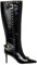 VERSACE JEANS COUTURE Stivali Alti Donna Black 38 EU