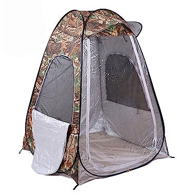 Waterproof tent,Beach Changing Tent Privacy Toilet Tent 1Person 2Doors Photography Movable Outdoor Winter Fishing with Cap Camouflage Portable Privacy Shower Toilet Camping