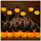 Halloween-Kürbis-Lichter, Tiazhan 20 LEDs, Kürbis-Lichter, 8 Modi, batteriebetrieben, für Innen- und Außenbereich, zu Beginn und Festival