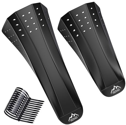 NICEDACK Fahrrad Schutzblech, MTB Schutzblech VerläNgerung, Schutzbleche Mountainbike, Mudguard Rennrad Hinten, Fahrrad Spritzschutz Vorne, KotflüGel Fahrrad,Mud Guard MTB (M+L)