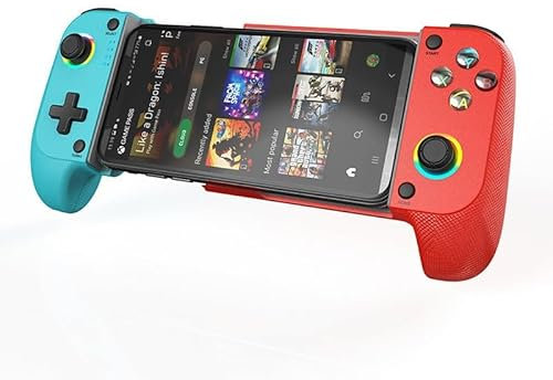 Gerbala Controller per smartphone per iOS/Android, controller telefonico con Bluetooth, mappatura per giochi arcade PS Remote Play Xbox Cloud Steam Link GeForce NOW Mfi