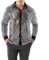 Herren Pailletten Langarm Hemd 70er Disco Party Kostüm Button Down Disco Glitzer Shirts Hemd Nachtclub Fasching Oberteil Nachtclub Top (Silber, XL)