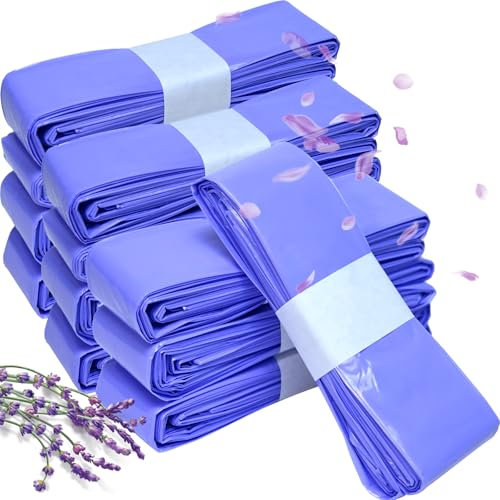 Dazhtu 12 Stück Windeleimer Nachfüllkassetten, Nachfüllfolie Windeleimer Kompatibel Geruchsdichte Eingedickte, Wickeleimer Nachfüllfolie, Angelcare, LitterLocker, Achteckiger Windeleimer,etc(Lila)