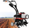 Motobineuse Thermique 55 Cm³, Outil De Jardinage Portatif, Labour Jusqu'à 400 Mm De Largeur Et 200 Mm De Profondeur, pour Labourer, Labourer, Sillonner Et DéSherber