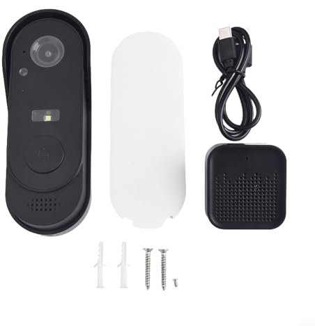 MeevrgR Advanced Wireless Doorbell with HD Video and AI Detection for Secure Home Monitoring