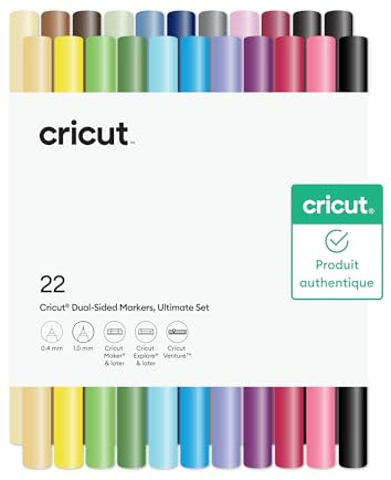 Cricut Rotuladores de doble punta, set Ultimate, 22 uds.