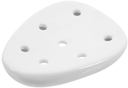 SAFIGLE Bouchon Vidange Urinoir Céramique Accessoire Salle Bain Anti-odeur et Anti-bouchage Couvre-urinal Fonctionnel pour Toilettes Modernes