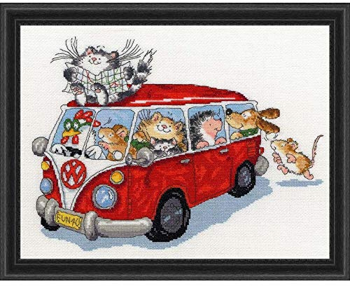 Bothy Threads Cross Stitch Kit - are We There Yet?