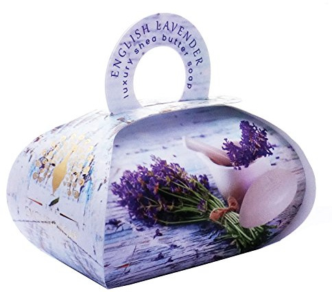 The English Soap Company, Large Gift Bag Bath Soap, English Lavender, 260g