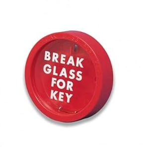 Firechief KB1 Schlüsselkasten mit rundem Glasbruch, klein