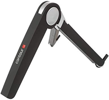 Contour Support pour Ordinateur Portable - Léger et Pliable - Ergonomique - Compatible avec Les Ordinateurs Portables jusqu'à 17 - Charge jusqu'à 4,9 kg - Aluminium