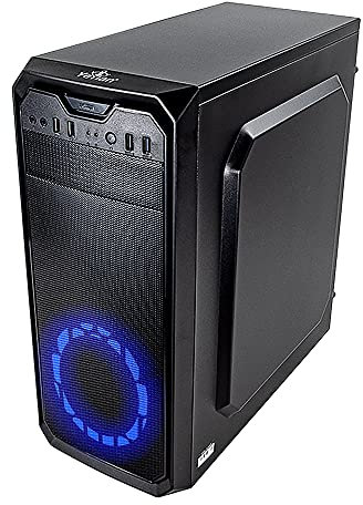 Yeyian Stahl 900 Caja de Ordenador Gaming Torre PC Acrilonitrilo butadieno estireno (ABS), SPCC, Negro, ATX,Micro ATX, Hogar/Oficina (Negro)