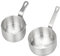 joyMerit 2pcs Acier Inoxydable Mini Casserole Antiadhésif Petits Outils De Casserole De Lait 50ml 100ml