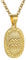 GoldChic Jewerly Zodiac Pendant Star Sign Necklaces, Gold Horoscope Tag 12 Constellation Jewellery Gifts for Women Men, Can Custom Engraved (11. Aquarius - Gold, 2. Oval- No Custom)