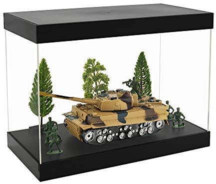 Tingacraft Acryl Vitrine (37,5 x 19 x 23 cm) Schaukasten für Figur