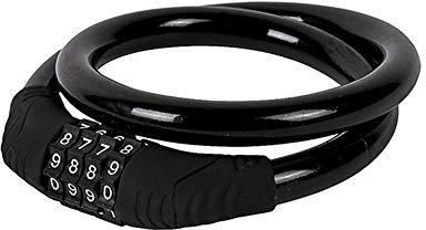 Cadenas de Vélo, Cadenas réglable pour vélo 4 Chiffres Intelligente Code 65cm x 11mm Câble Anti-vol Cadenas Verrouillage à Vélo pour Vélo Scooter Motos Portail Vélo Poussettes et autres Equipements