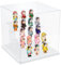 Nynelly 5 Ebenen Vitrine aus transparentem Acryl, Funko Pop Präsentationsbox, Vitrine Staubschutz für Actionfiguren, Sammlerspielzeug, weiß, 31.7 cm x 30 cm x 31.5 cm