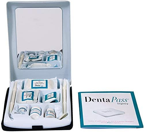 DentaPass Kit Urgence Dentaire Indispensable | Pansement Dentaire, Ciment Dentaire, Soulage les Douleurs Dentaires - Entreprise Française NOTICE EN ALLEMANDDeutsche)