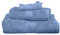 Sensei Maison - Ensemble de Bain 3 pièces (1 Drap de Bain + 1 Serviette de Toilette + 1 Gant) Luxury - - Cobalt