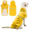 PETCUTE Hunderegenmantel mit Kapuze,Wasserdicht Hunde Regenmantel mit Reflektierenden Streifen,Verstellbarer Hunde Regenjacke mit Kragenloch für Kleine Mittelgroße und Große Hund,2XL