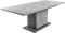 byLIVING Esszimmertisch Britta/Säulentisch mit Auszug 160cm / grau/ESS-Tisch auf 210 cm ausziehbar/Melamin Light Atelier anthrazit Auszugstisch in Beton-Optik / 160-215 x 75 x 90 cm