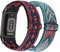 YOOSIDE 2PCS Elastic Strap for Fitbit Charge 5/ Charge 6, Soft Nylon Stretchy Loop Wristband Strap with Adjustable Buckle for Fitbit Charge 5 Advanced Tracker (Red Blue-Blue Pink)