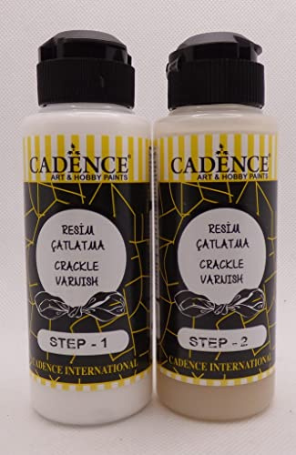 CADENCE Crackle Varnish Step1 + Step2 120+120ml