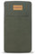Kuratist Handy-Tasche 'AHOI' - Universell kompatibel (z.B. iPhone 16/15/14/13 Plus/Pro Max) - Handgefertigt aus Baumwoll-Canvas - Mit Schutzklappe - Pine-Grün