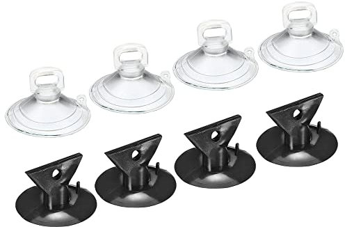 sourcing map Glühbirnenwechsel, 35 mm, 38 mm Durchmesser. PVC-Saugnapf-Lampe, Ersatzwerkzeug für GU10 MR16-Glühbirnen, 2 Größen 2 Farben, 8 Stück