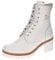 Panama Jack Damen Padma Combat Boot, Blanco B12, 39 EU
