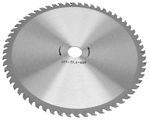 10 60T Brush Cutter Blade, Circular Strimmer Replacement Garden Clearing Saw Blades for Cutting Wood Grass Shrubs