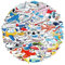 AUCEKO 60 Stück Flugzeuge Aufkleber Pack Plane Sticker Set wasserdichte Vinyl Sticker für Laptop Kinder Autos Motorrad Fahrrad Skateboard Gepäck Koffer Computer Aufkleber Graffiti Decal