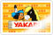 Spreadshirt Yakari und sein bester Freund kleiner Donner Sticker, max. 10x10 cm, 10 x 10 cm, Weiß glänzend