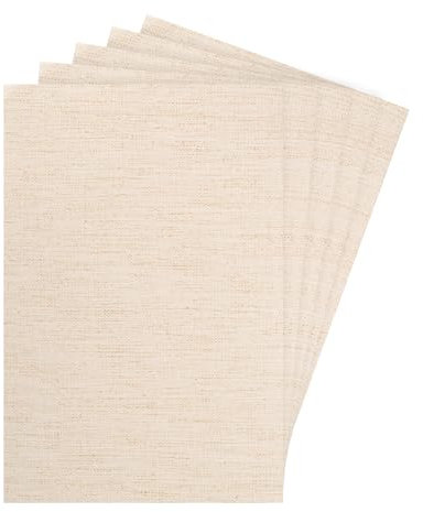 sourcing map Dollhouse Floorboards 12 Inch x 8 Inch Dollhouse Wallpaper and Flooring Fabric Pattern Beige for Dollhouse Sand Table Model Accessories 5 Pcs