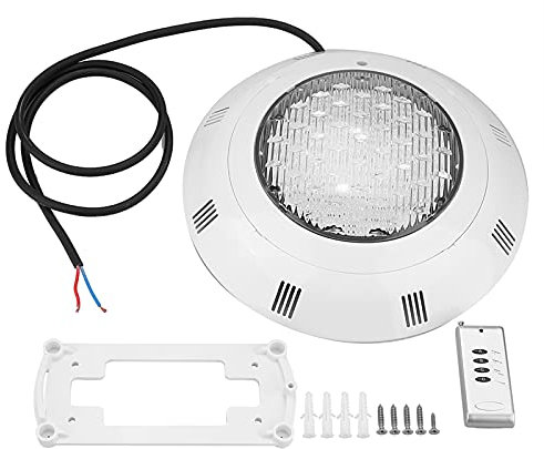 Luz LED Rgb para piscina subacuática, luz multifunción para piscina con control remoto, luz fuerte subacuática multicolor, luz para piscina, decoración subacuática, jardín, piscina