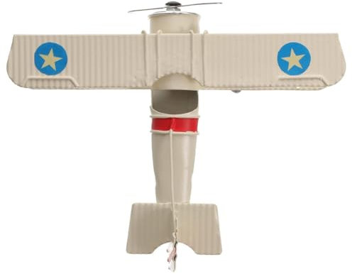 Rordigo Modellflugzeug, Ornament aus Metall, Flugzeug, Flugzeug, Modellbausatz aus Holz, für Erwachsene, Flugzeug-Dekoration im Freien