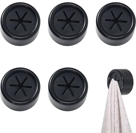 Bzzerumy Lot de 5 porte-serviettes - Accessoires de camping sans perçage - Gadgets de camping indispensables - Accessoires de cuisine - Accessoires de caravane et de camping-car - Gadgets pratiques