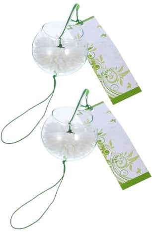 CIYODO 2 Stücke Japanischen Stil Glas Windspiel Glocken Für Wohnkultur Windspiele Glockenspiel Garten Decor
