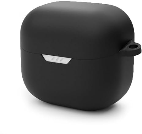 Attach Silicone Cover Protective Case For JBL Tune Flex Earphones in Black