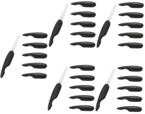 Healvian 30piezas Limas De Uñas Plegables Herramientas Portátiles Para Manicura y Arte De Uñas De Limas De Doble Cara Para Cuidado