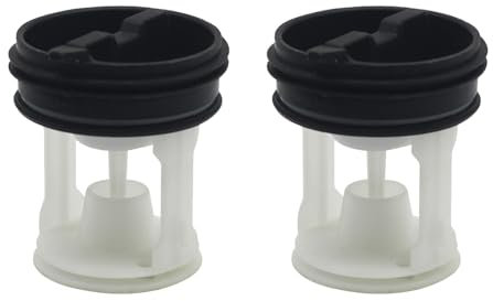 Filter Flusensieb, Flusensieb Sieb Flusensiebeinsatz Ersatz,Filter Flusensieb Sieb Waschmaschine Whirlpool Bauknecht 481248058385 Indesit C00312342, Filter Flusenfiltereinsatz für Waschmaschine,2pcs